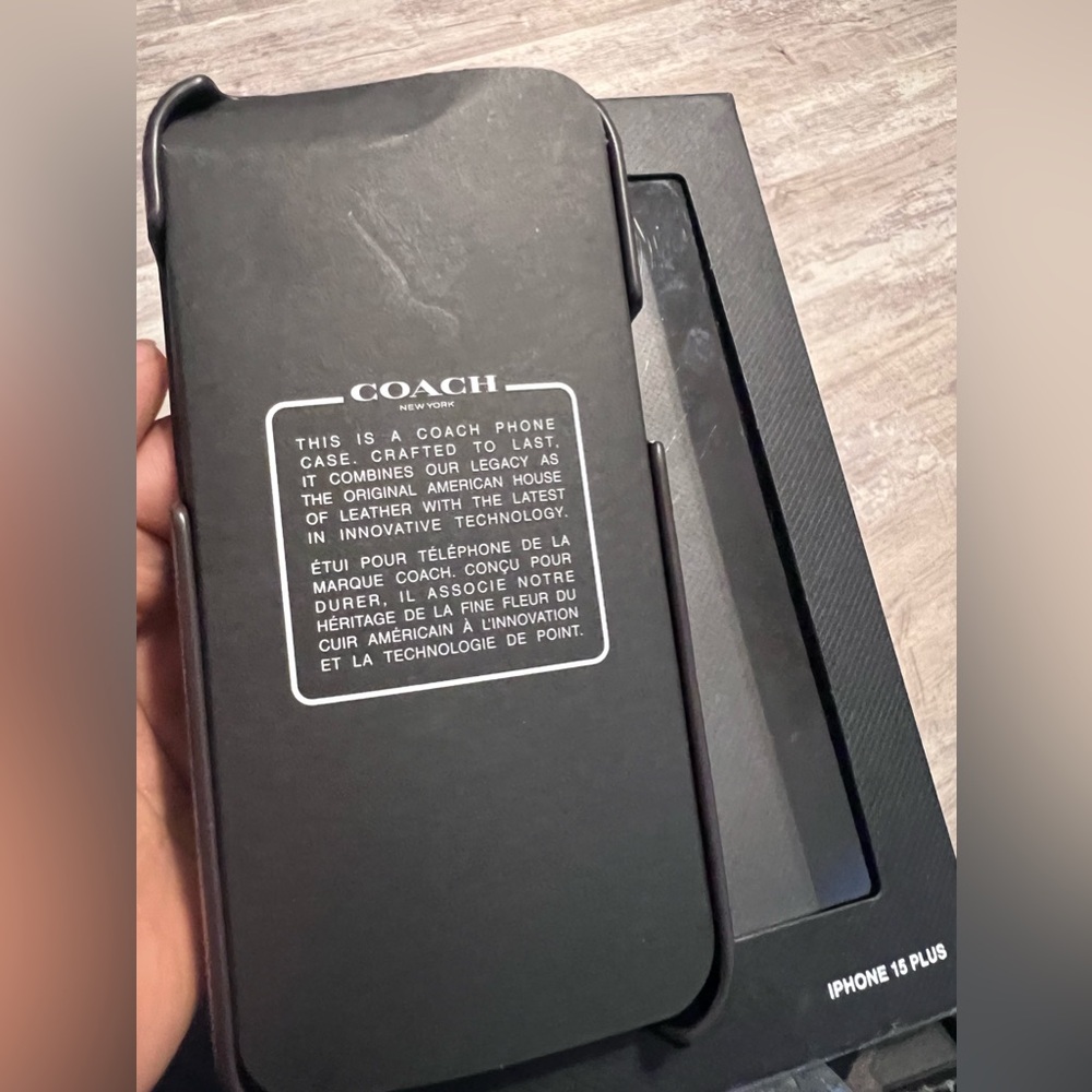 Coach phone case Iphone 15 plus
